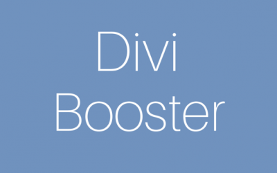 Divi Booster: ajoutez des centaines d’options à votre site Divi