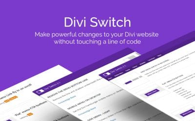 Divi Switch: quelles options supplémentaires pour votre site?