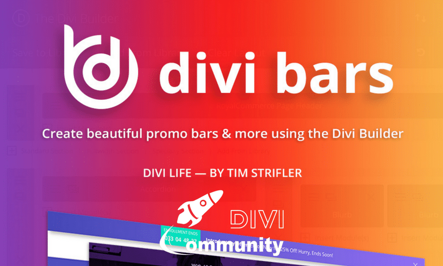 Divi Bars: créez des barres d’appel à l’action avec le Divi Builder