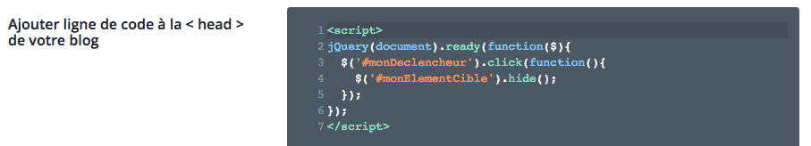 Ajouter du code jQuery dans les options du thème Divi