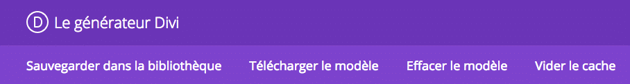 Ajouter un bouton dans le Divi Builder pour vider le cache local