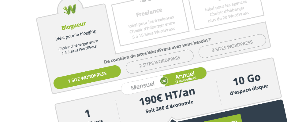 Les tarifs de WPServeur