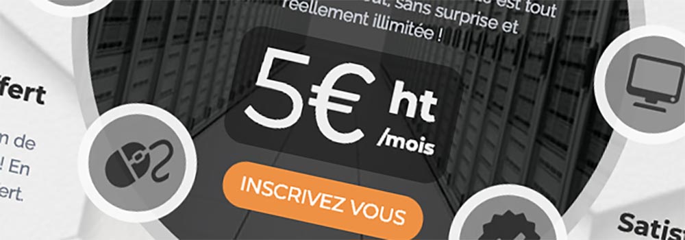 O2switch ne propose qu'une seule offre à 5 € HT / mois