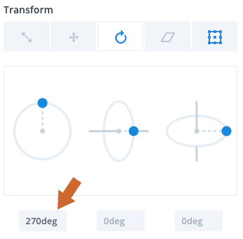 Configurez la rotation d'un élément dans le Divi Builder