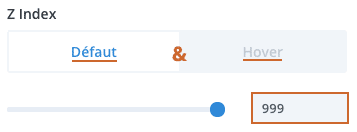Configurez le z-index d'une ligne dans le Divi Builder