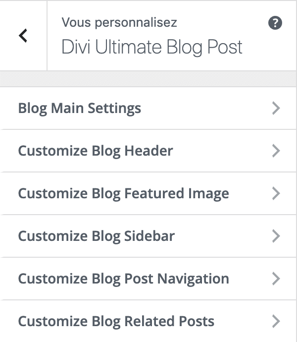 Les modèle de mise en page d'article avec le plugin Divi Ultimate Blog