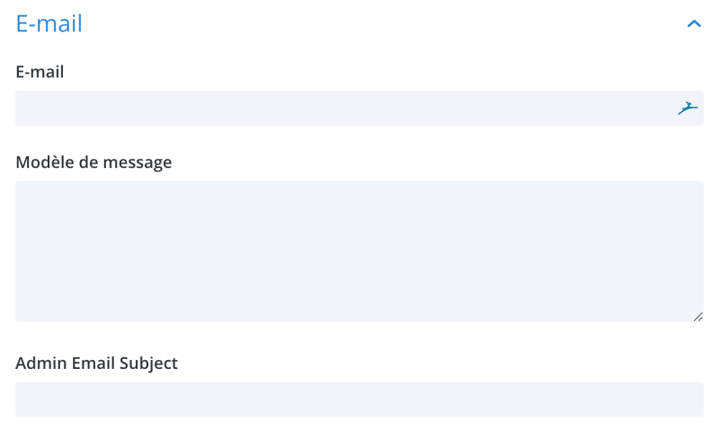 Configurer l'e-mail de notification administrateur avec Divi Contact Extended