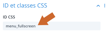 Ajouter un identifiant CSS à une section avec le Divi Builder