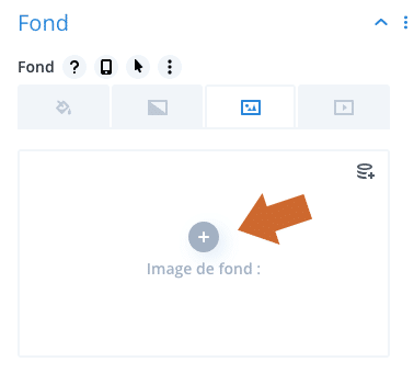 Ajouter une image en fond de colonne dans Divi
