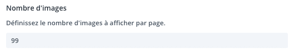 Préciser le nombre d'images dans un module "Galerie" de Divi