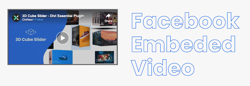 Facebook embedded video