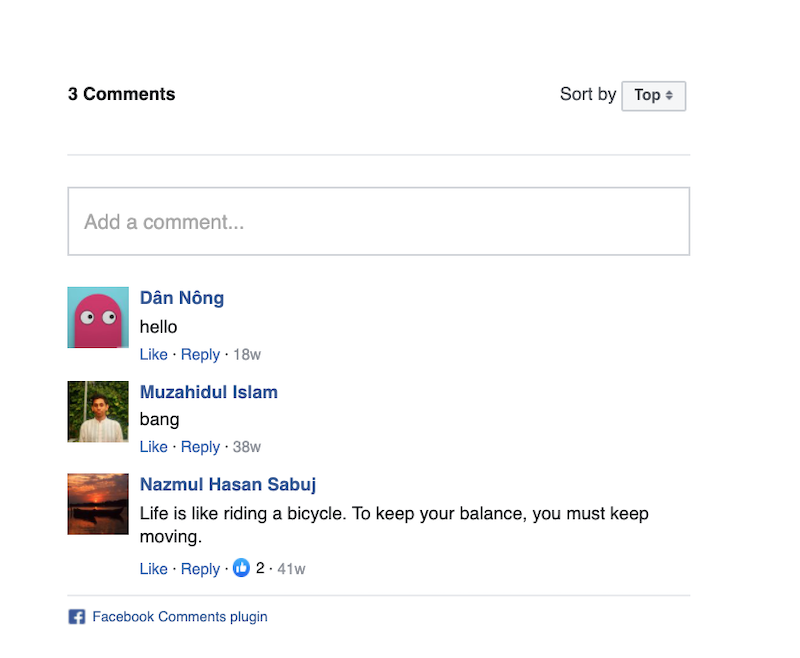 divi facebook comments